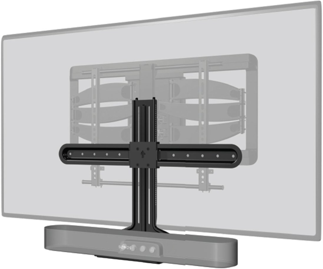 Sanus - Mount for Sonos Beam Soundbar (Gen 1, 2) - Black-Black