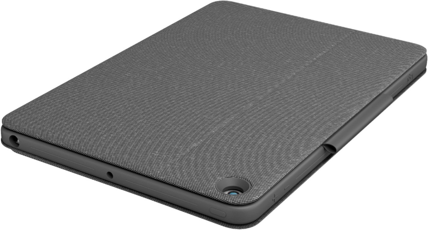 Logitech - Combo Touch Keyboard Folio for Apple iPad 10.2" (7th, 8th & 9th Gen) with Detachable Backlit Keyboard - Graphite-Graphite