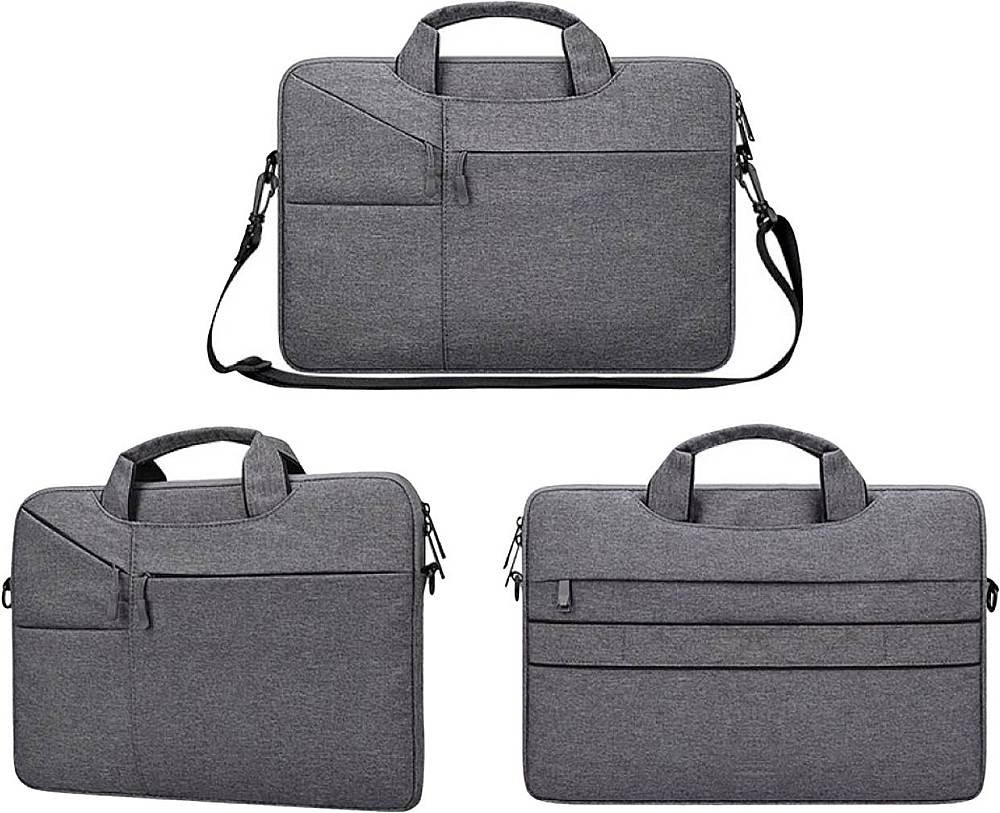 SaharaCase - Sleeve Case for up to 16" Macbook Pro, Macbook Air, and HP Laptops - Gray-Gray