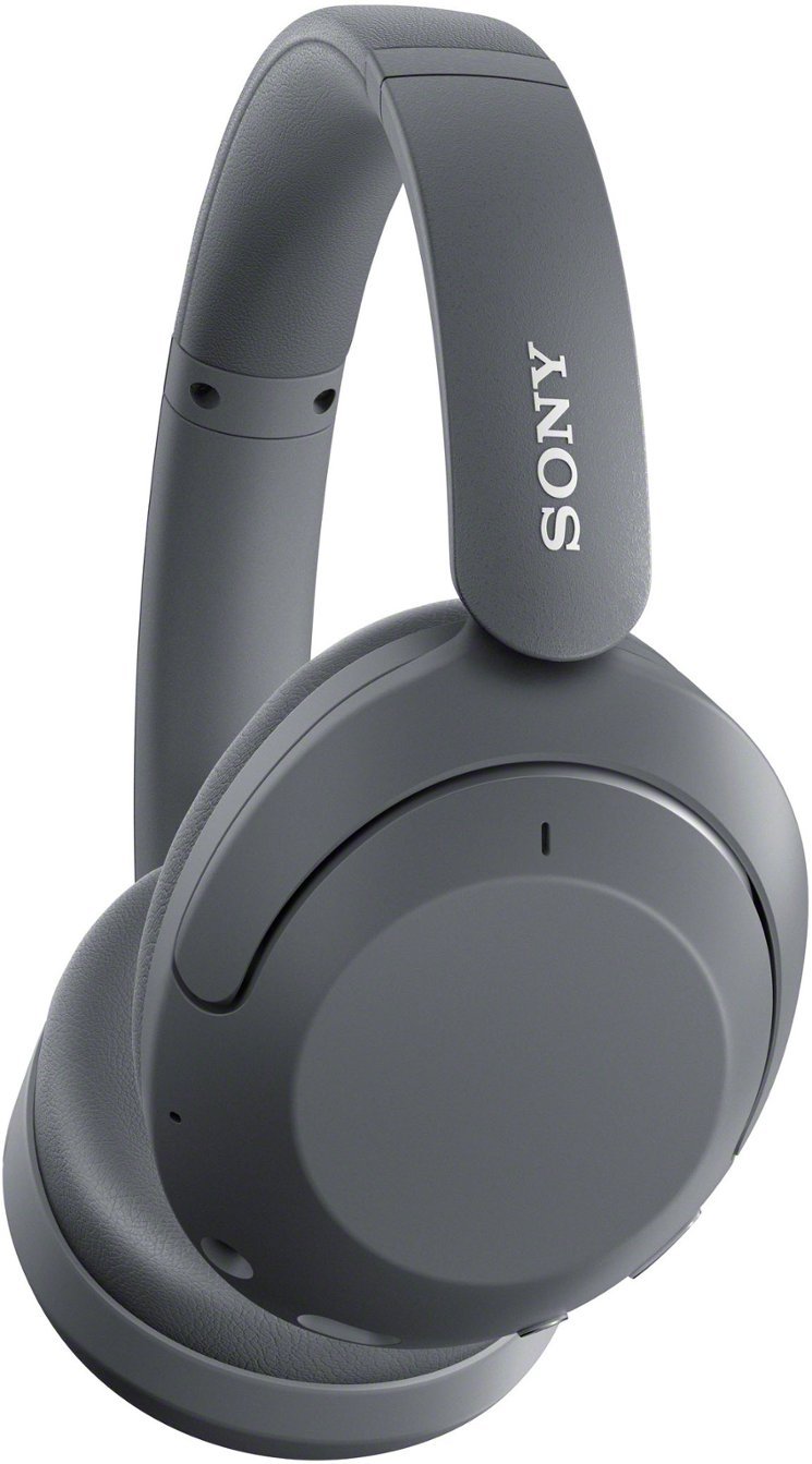 Sony - WH-XB910N Wireless Noise Cancelling Over-The-Ear Headphones - Gray-Gray
