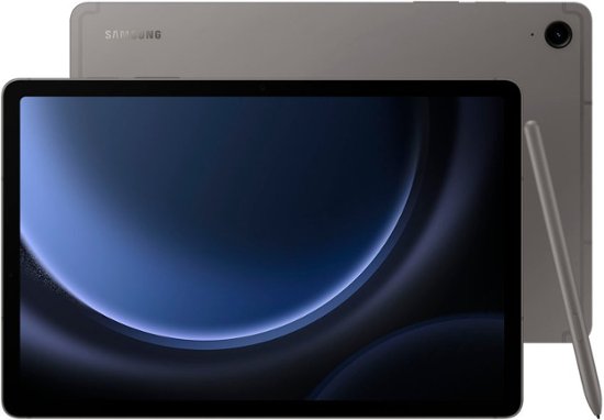 Samsung - Galaxy Tab S9 FE - 10.9" 128GB - Wi-Fi - with S-Pen - Gray-6 GB Memory-128 GB-Gray