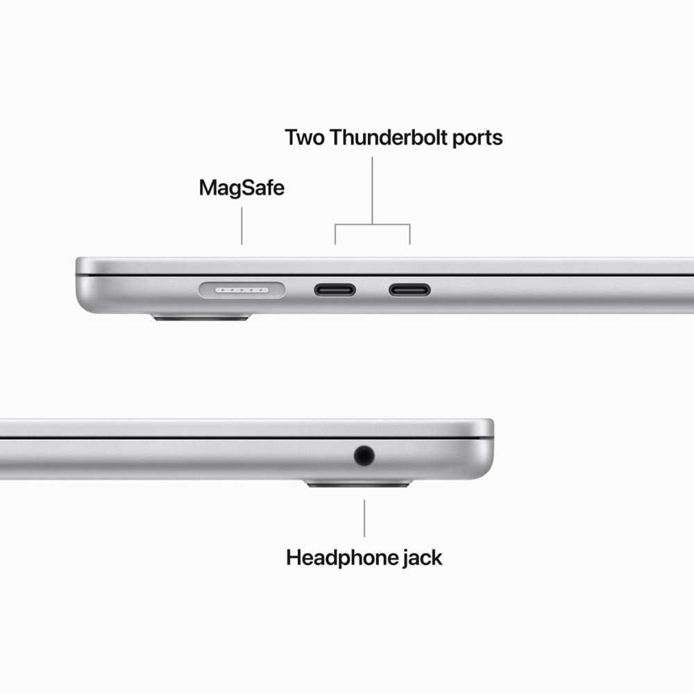 Apple - MacBook Air 15" Laptop - M2 chip - 8GB Memory - 512GB SSD (Latest Model) - Silver-15-Apple M2-8 GB Memory-512 GB-Silver