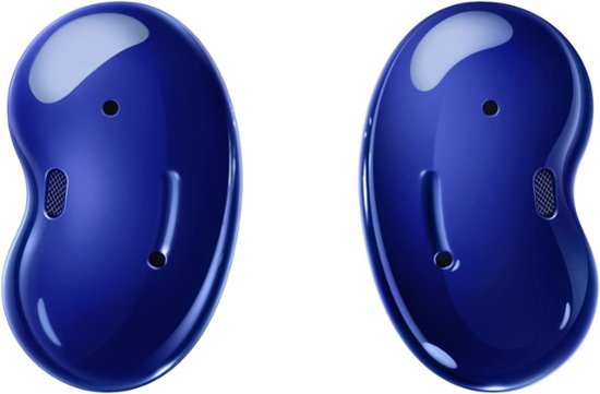 Samsung - Galaxy Buds Live True Wireless Earbud Headphones - Blue-Blue