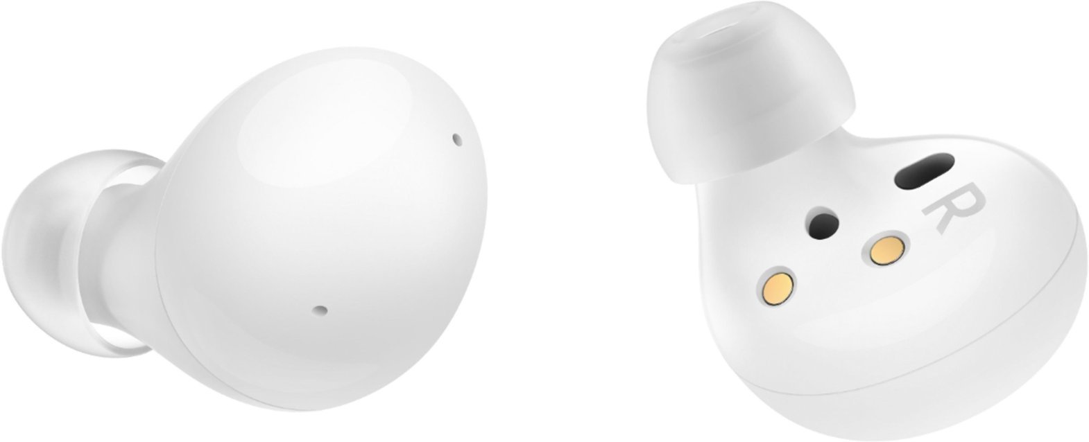 Samsung - Galaxy Buds2 True Wireless Earbud Headphones - White-White