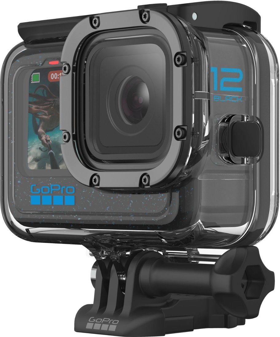 GoPro - Protective Housing (HERO12/HERO11 Black/HERO10 Black/HERO9 Black) - Black-Black