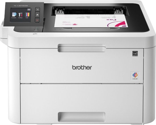 Brother - HL-L3270CDW Wireless Color Laser Printer - White-White