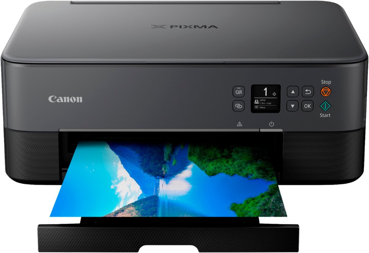 Canon - PIXMA TS6420a Wireless All-In-One Inkjet Printer - Black-Black