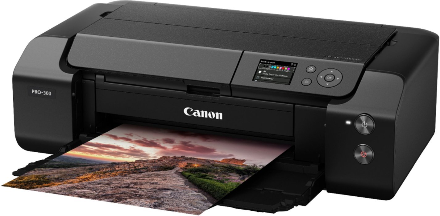Canon - imagePROGRAF PRO-300 Wireless Inkjet Printer - Black-Black