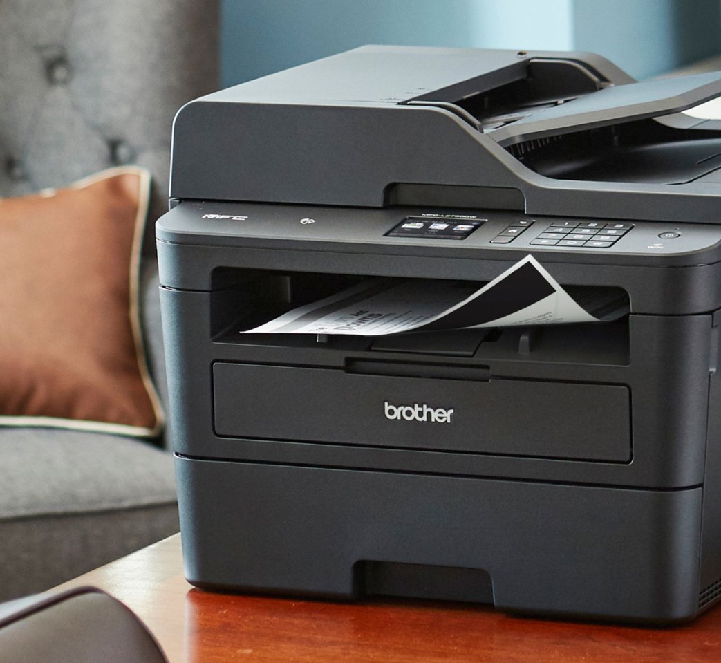 Brother - MFC-L2750DW XL Wireless Black-and-White All-In-One Refresh Subscription Eligible Laser Printer - Gray-Gray