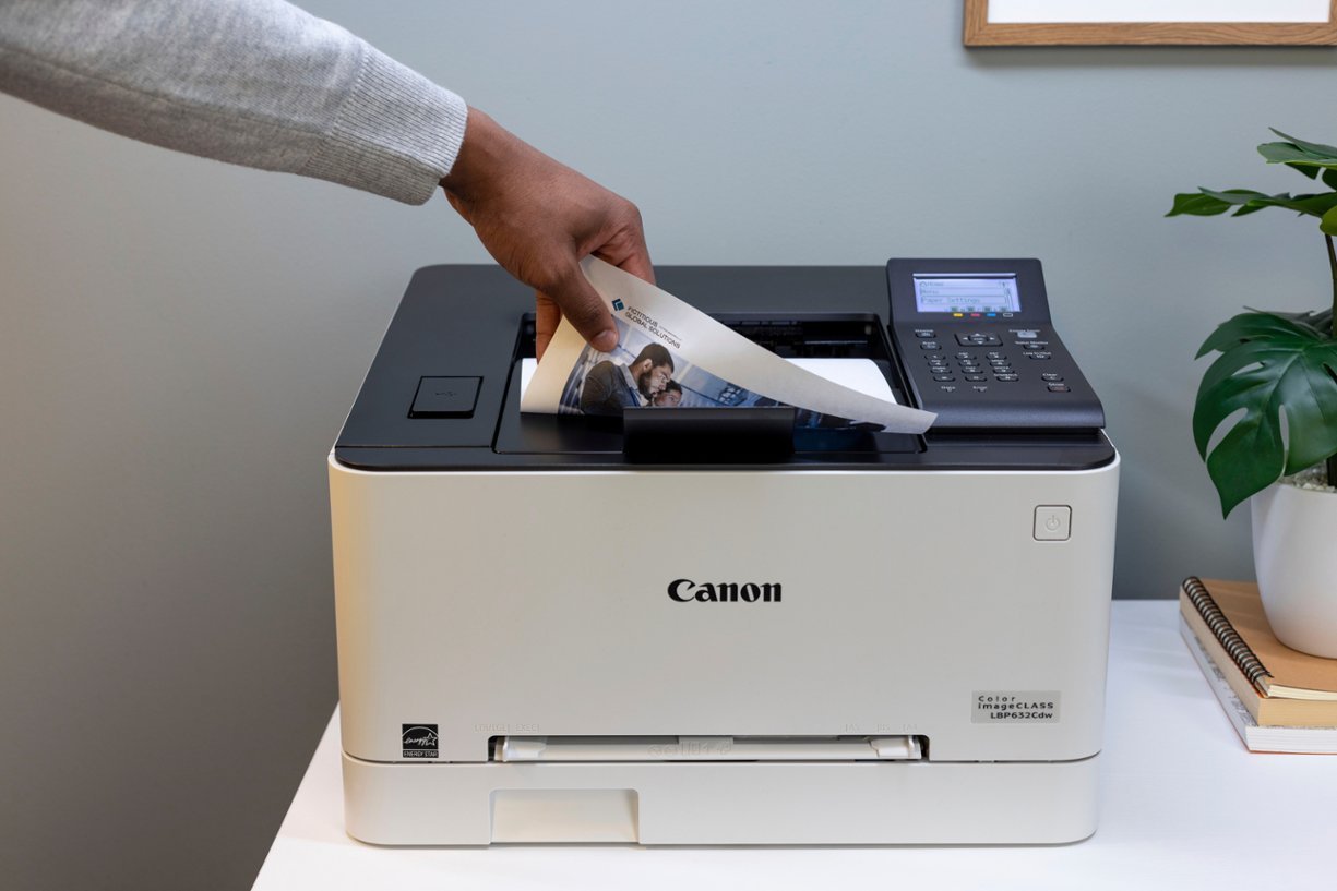 Canon - image CLASS LBP632Cdw Wireless Color Laser Printer - White-White