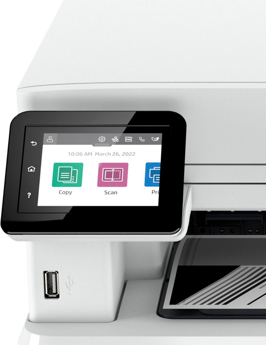 HP - LaserJet Pro MFP 4101fdw Wireless Black-and-White All-in-One Laser Printer-Black-and-White