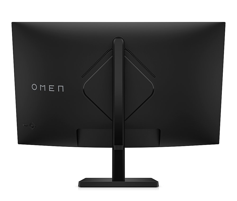 HP OMEN - 31.5" LED Curved QHD Free Sync Premium Monitor (DisplayPort, HDMI ) - Black-Black