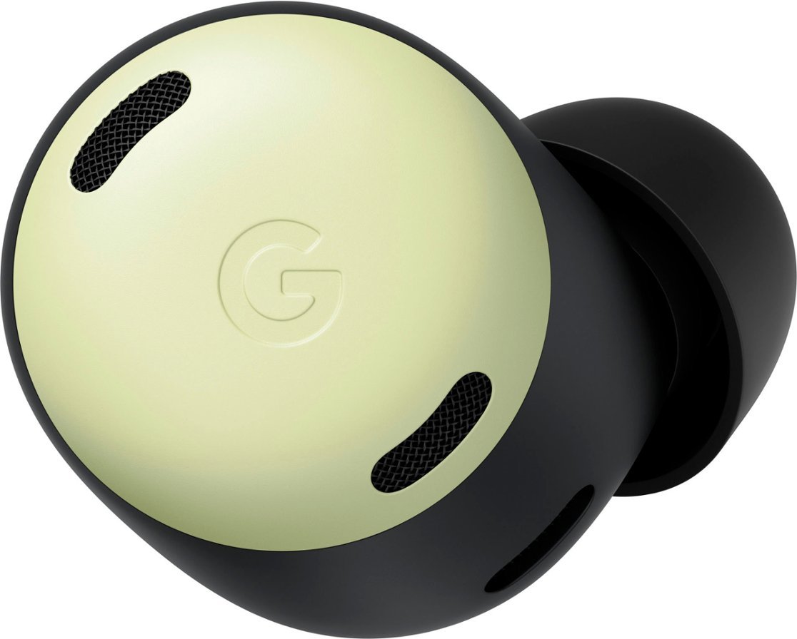 Google - Geek Squad Certified Refurbished Pixel Buds Pro True Wireless Noise Cancelling Earbuds - Lemongrass-Lemongrass