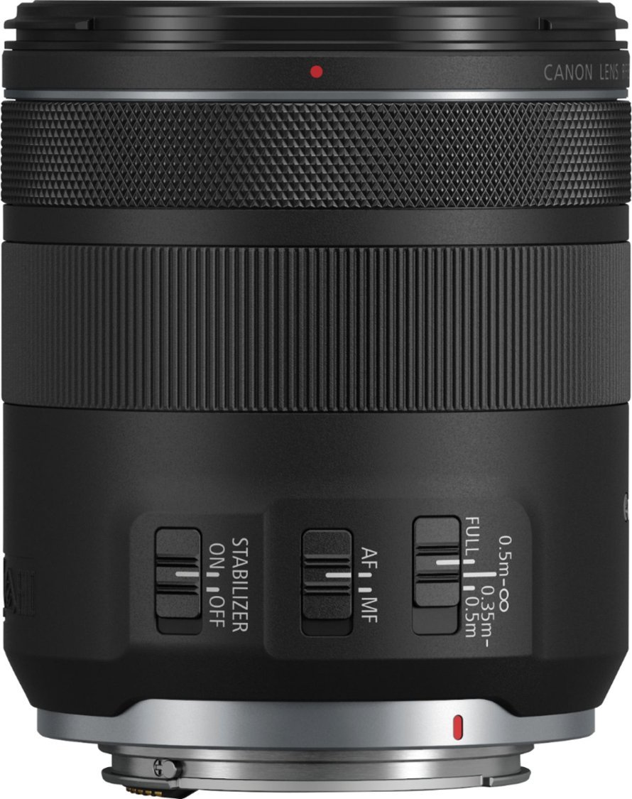Canon - RF85mm F2 Macro IS STM Medium Telephoto Lens for EOS R-Series Cameras - Black-Black