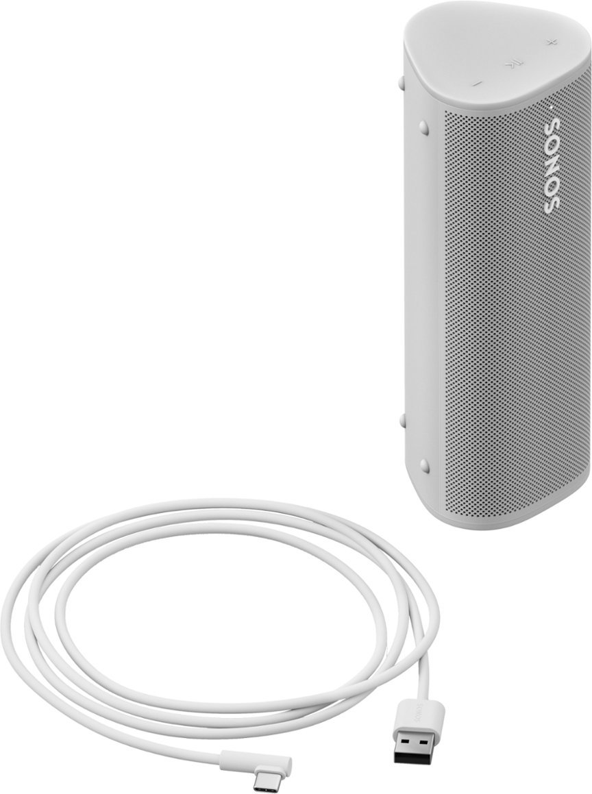 Sonos - Roam SL Portable Bluetooth Wireless Speaker - Lunar White-Lunar White