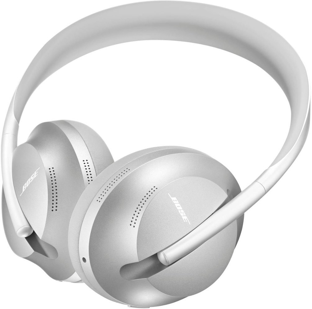 Bose - Headphones 700 Wireless Noise Cancelling Over-the-Ear Headphones - Luxe Silver-Luxe Silver
