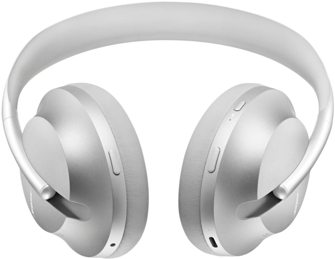 Bose - Headphones 700 Wireless Noise Cancelling Over-the-Ear Headphones - Luxe Silver-Luxe Silver