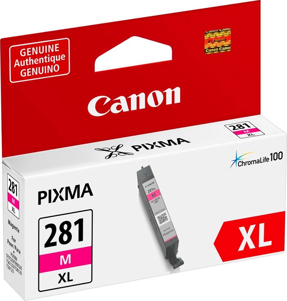 Canon - CLI-281 XL High-Yield Ink Cartridge - Magenta-Magenta