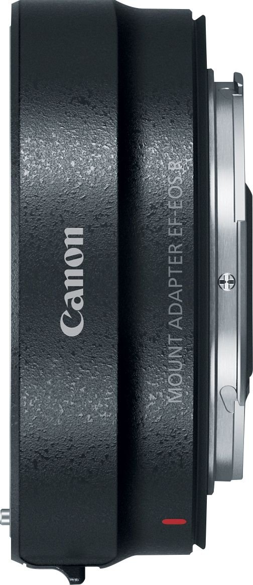 Canon - EF-EOS R5, EOS R6, EOS R and EOS RP Lens Mount Adapter-Black