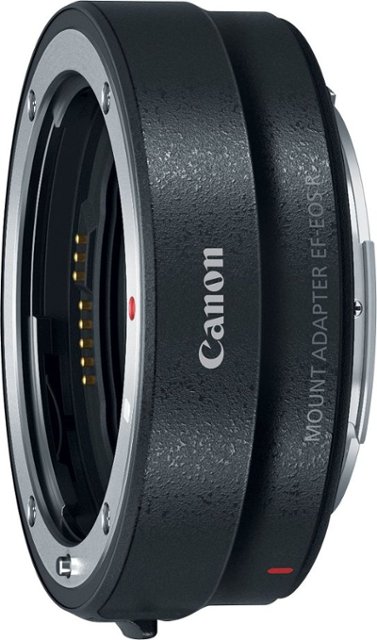 Canon - EF-EOS R5, EOS R6, EOS R and EOS RP Lens Mount Adapter-Black