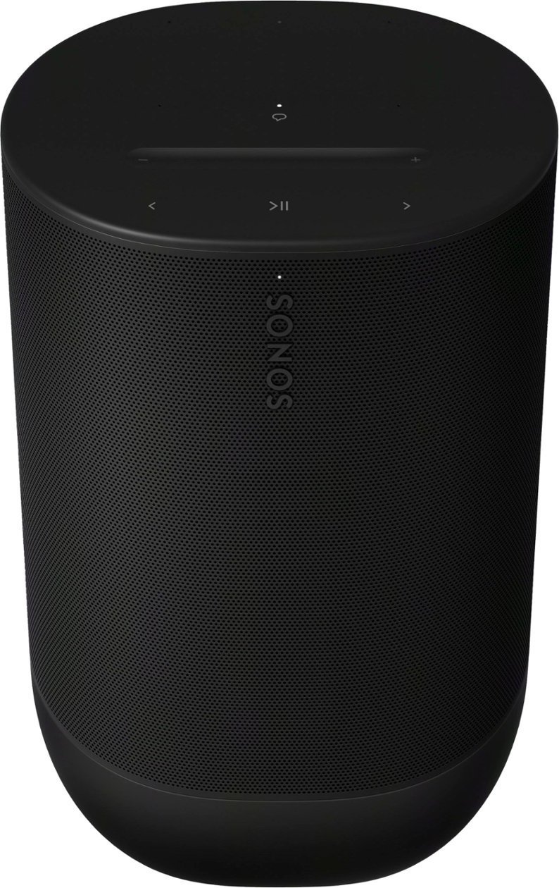 Sonos - Move 2 Speaker (Each) - Black-Black