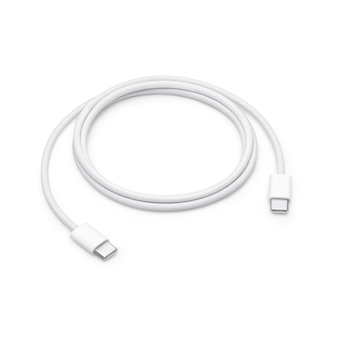 Apple - USB-C Woven Charge Cable (1m) - White