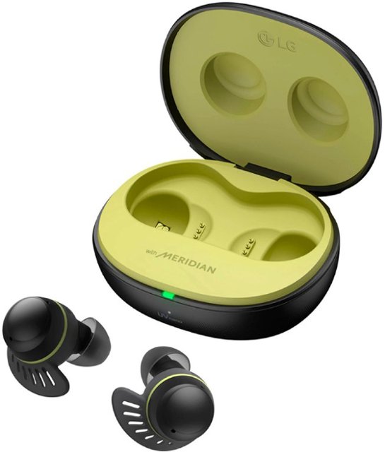 LG TONE Free Fit TF8Q True Wireless Noise Cancelling In-Ear Earbuds Black-Black