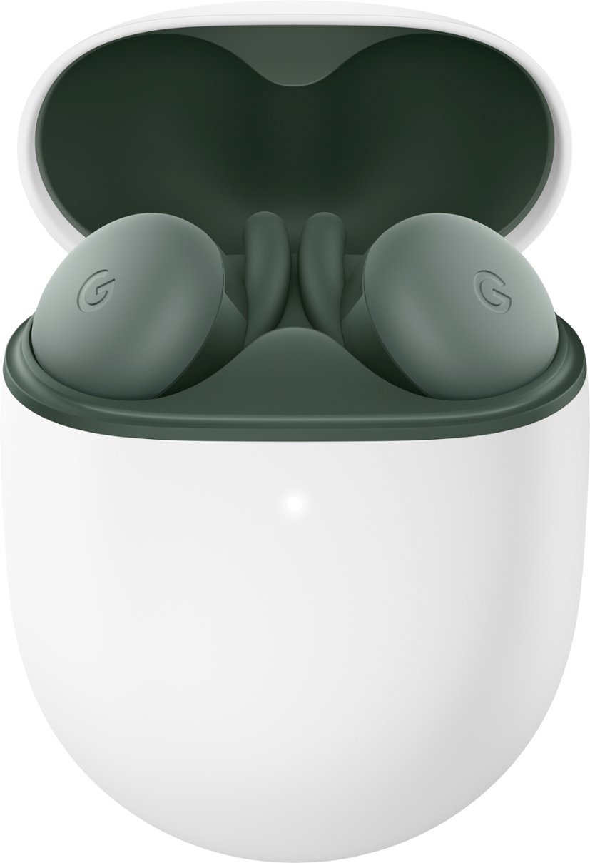 Google - Geek Squad Certified Refurbished Pixel Buds A-Series True Wireless In-Ear Headphones - Olive-Olive