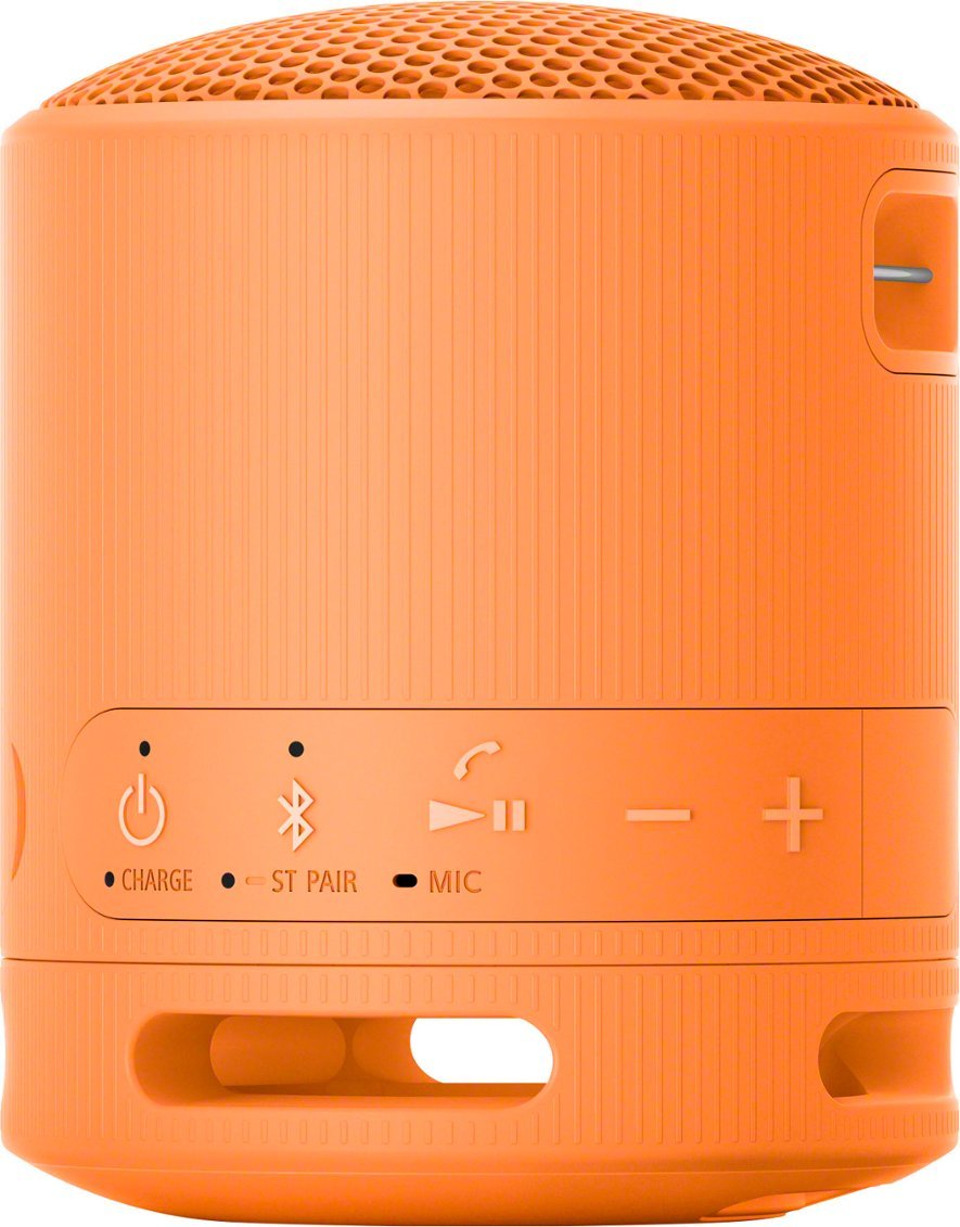 Sony - XB100 Compact Bluetooth Speaker - Orange-Orange