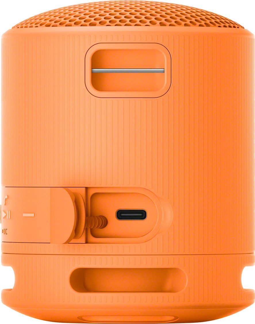 Sony - XB100 Compact Bluetooth Speaker - Orange-Orange