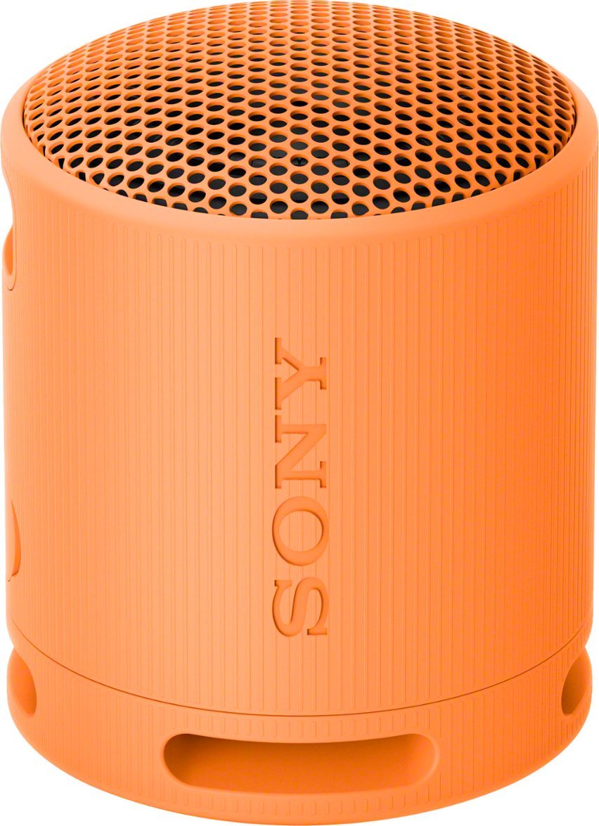 Sony - XB100 Compact Bluetooth Speaker - Orange-Orange
