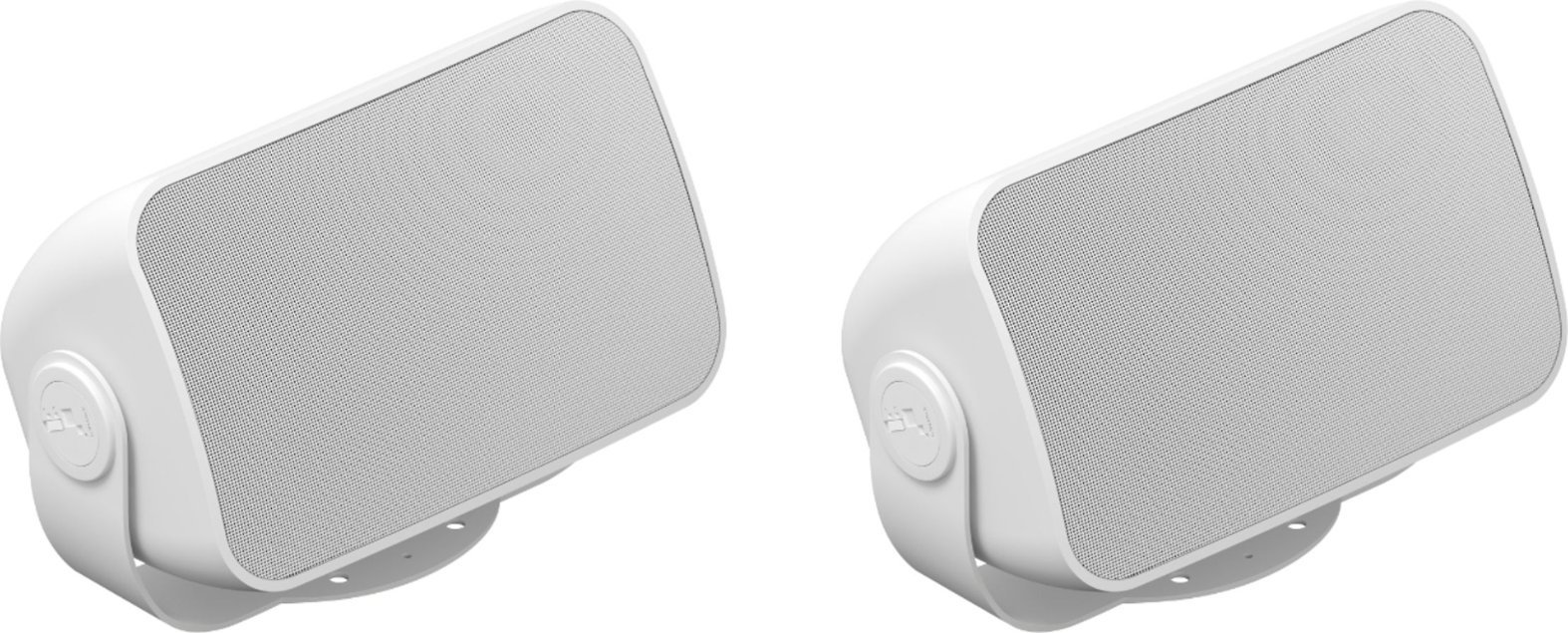 Sonos - Architectural 6-1/2" Passive 2-Way Outdoor Speakers (Pair) - White-OUTDRWW1