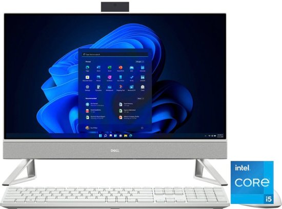 Dell - Inspiron 24" Touch screen All-In-One - Intel Core i5 - 8GB Memory - 256GB SSD - White - Pearl White-Intel 12th Generation Core i5-8 GB Memory-256 GB-Pearl White