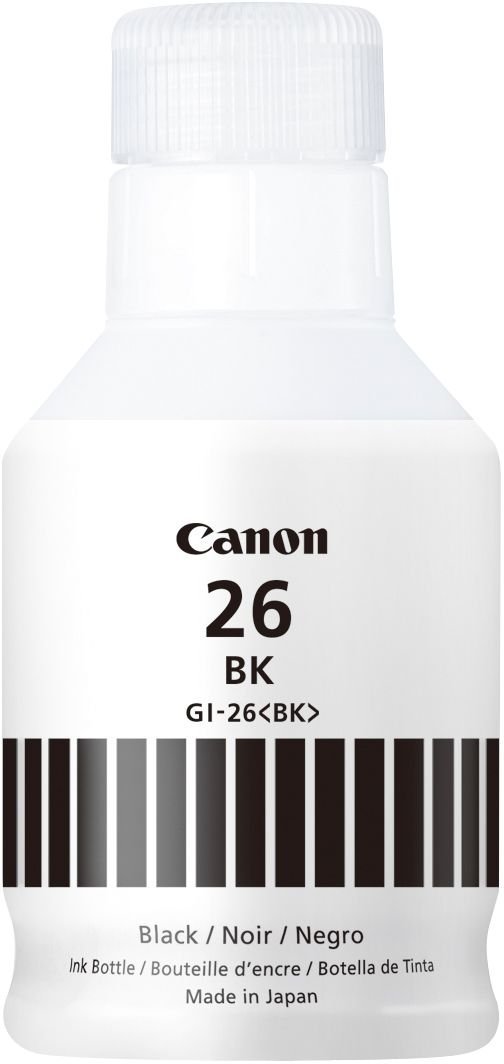 Canon - Mega Tank GI-26 Ink Bottle - Pigment Black-Pigment Black
