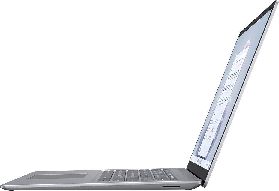 Microsoft - Surface Laptop 5 – 15” Touch Screen – Intel Evo Platform Core i7 – 8GB Memory – 256GB SSD (Latest Model) - Platinum-Intel 12th Generation Core i7 Evo Platform-8 GB Memory-256 GB-Platinum