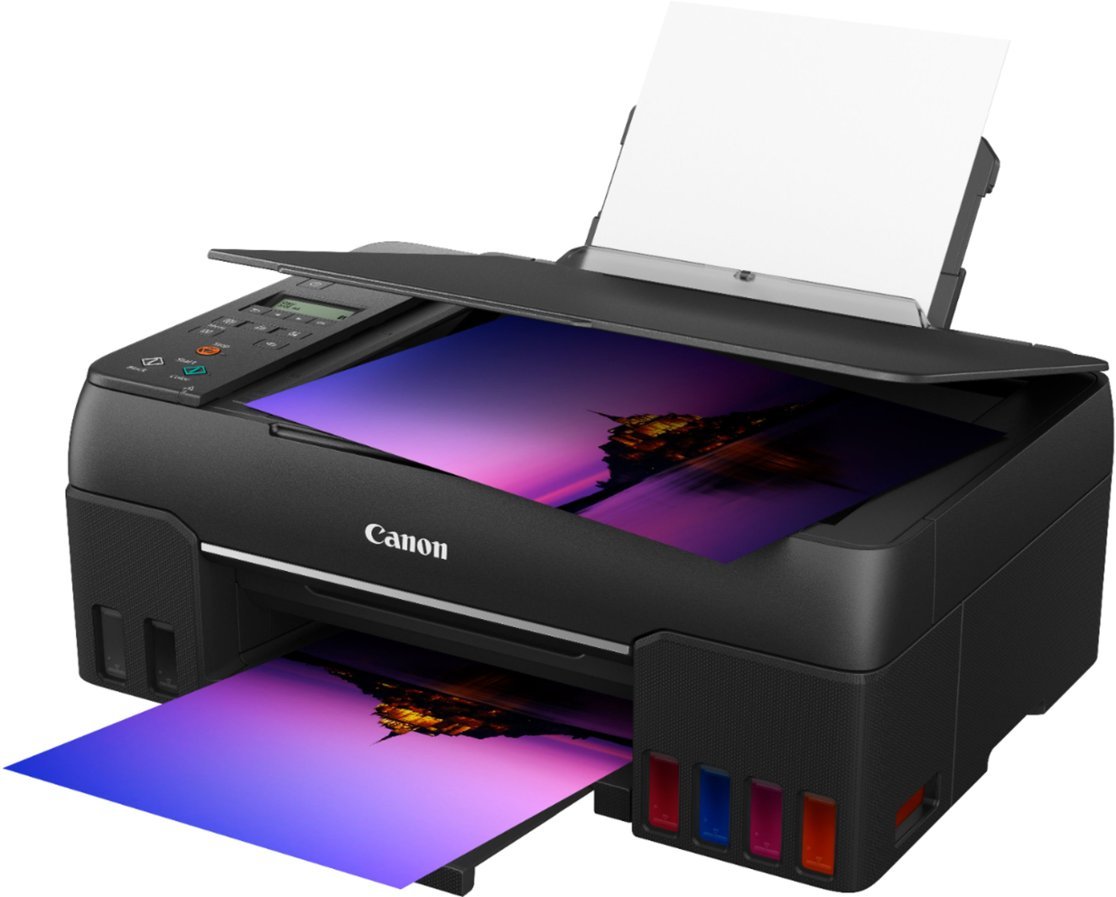 Canon - PIXMA Mega Tank G620 Wireless All-In-One Inkjet Printer - Black-Black