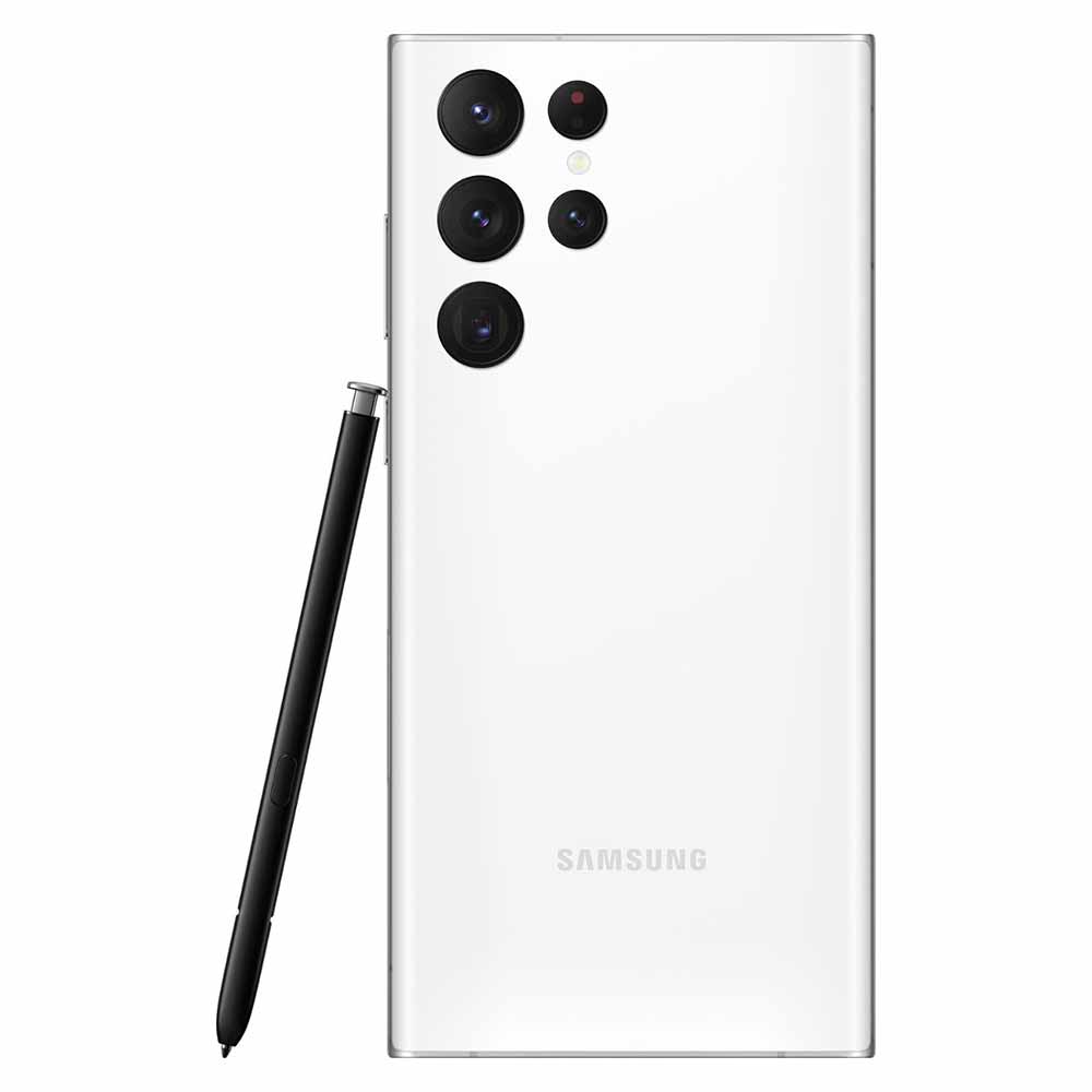 Samsung - Galaxy S22 Ultra 128GB - Phantom White (Verizon)-8 GB Memory-128 GB-Phantom White (Verizon)