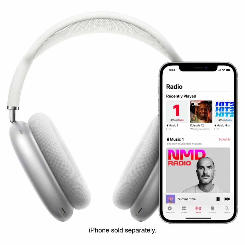 Apple - AirPods Max - Silver-Silver