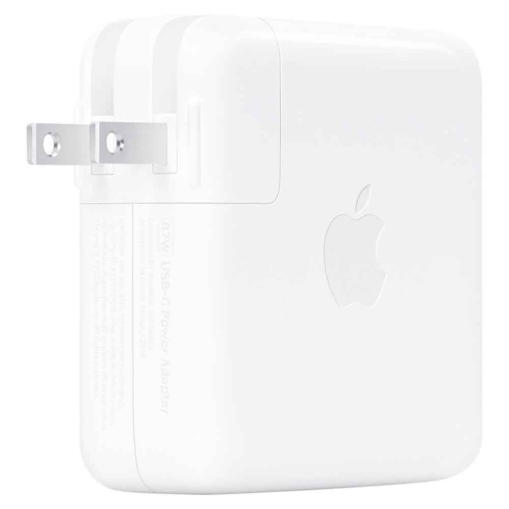 Apple - 67W USB-C Power Adapter for 13-inch MacBook Pro (2016 and later) or 14-inch MacBook Pro - White-White