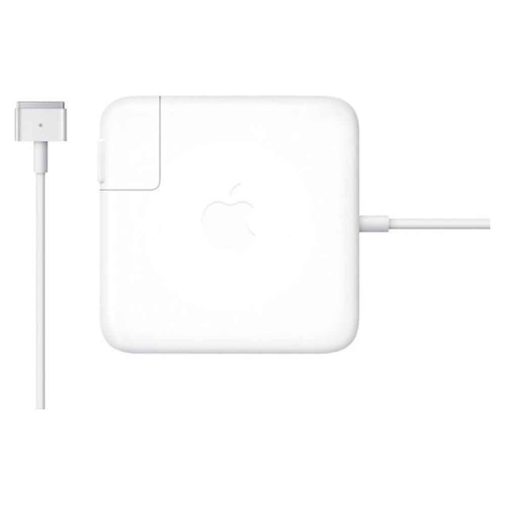 Apple - 45W MagSafe 2 Power Adapter with Magnetic DC Connector - White-White
