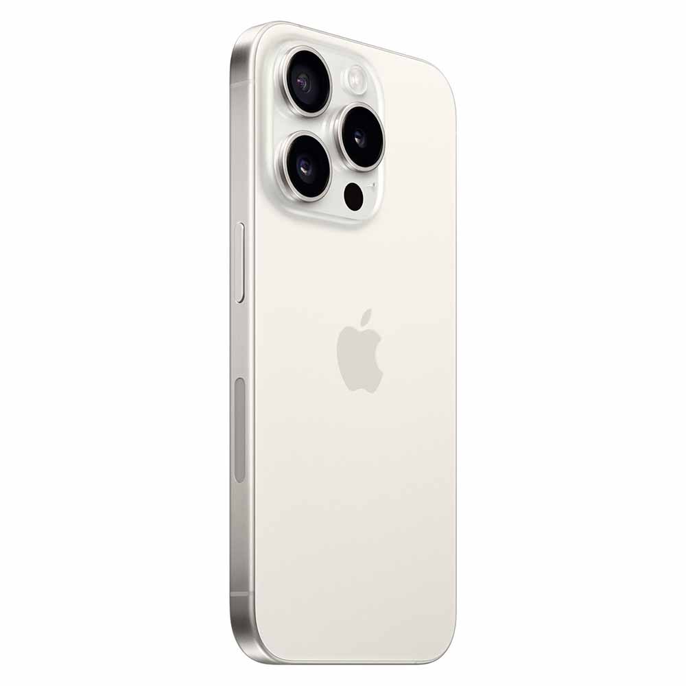 Apple - iPhone 15 Pro 128GB - White Titanium (AT&T)-8 GB Memory-128 GB-White Titanium