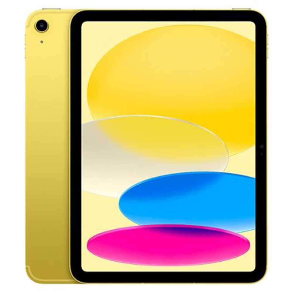 Apple - 10.9-Inch iPad (Latest Model) with Wi-Fi + Cellular - 256GB - Yellow (Unlocked)-256 GB-Yellow (Unlocked)