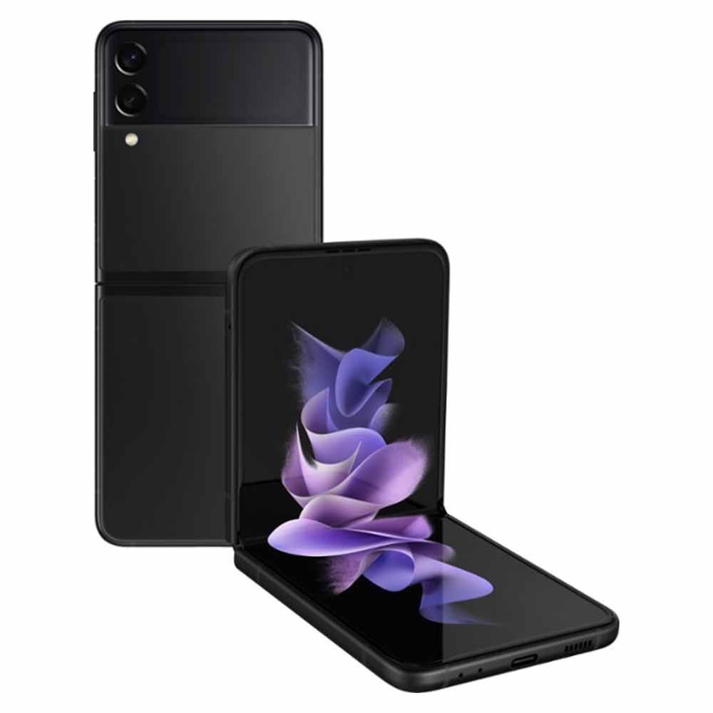 Samsung - Galaxy Z Flip3 5G 128GB (Unlocked) - Phantom Black-8 GB Memory-128 GB-Phantom Black