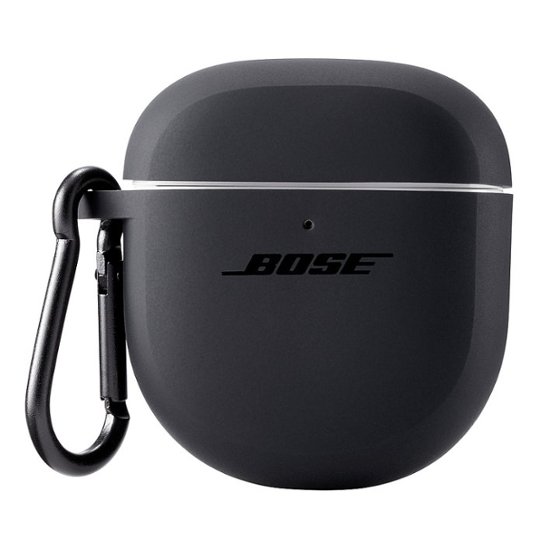 Bose - Silicone Case Cover for QuietComfort Earbuds II - Triple Black-Triple Black