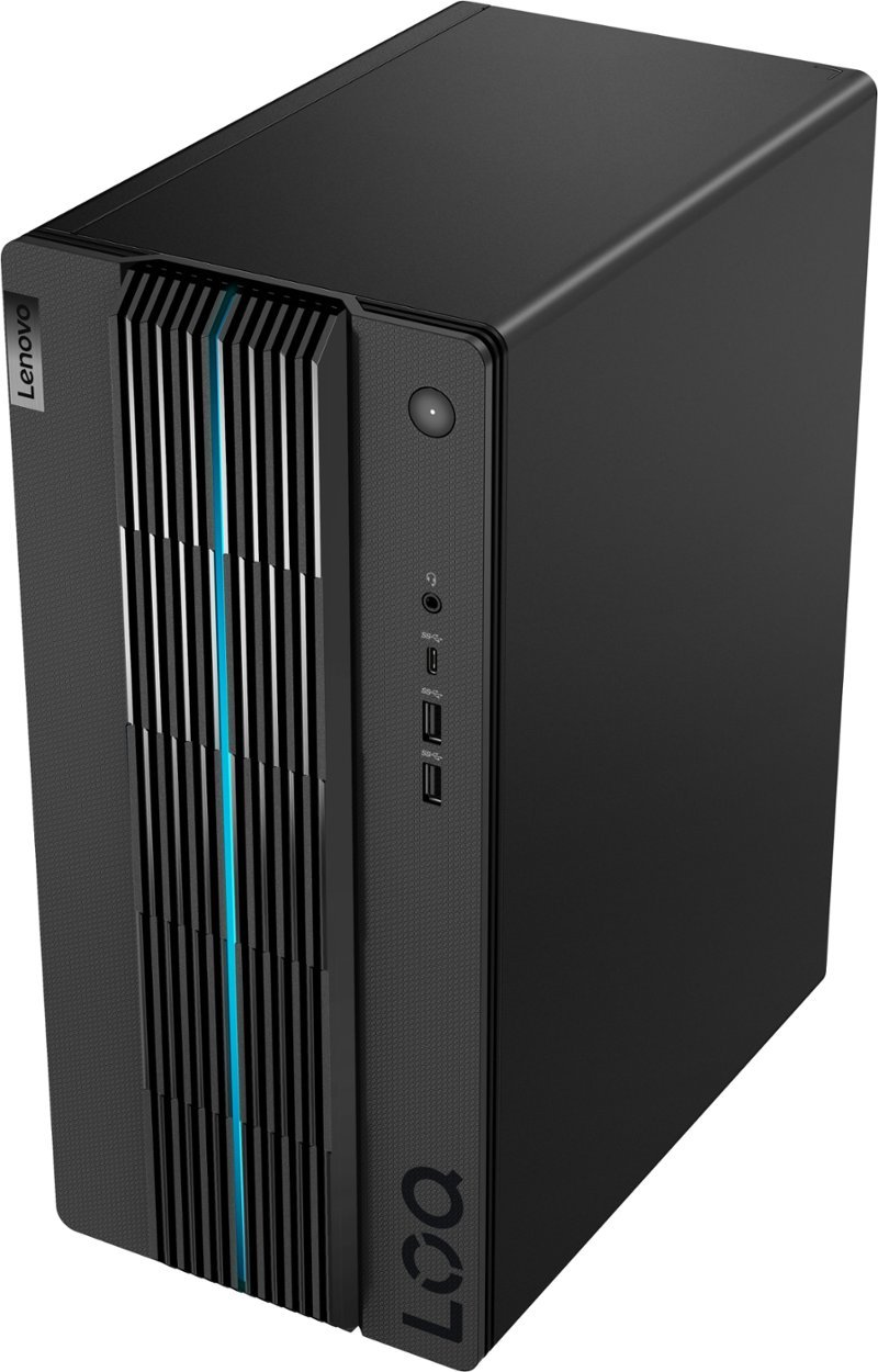 Lenovo - LOQ Tower Gaming Desktop - Intel Core i5-13400F - 16GB Memory - NVIDIA GeForce RTX 3050 8GB LHR - 512GB SSD - Ravel Black-Intel 13th Generation Core i5-8 GB Memory-512 GB-Ravel Black