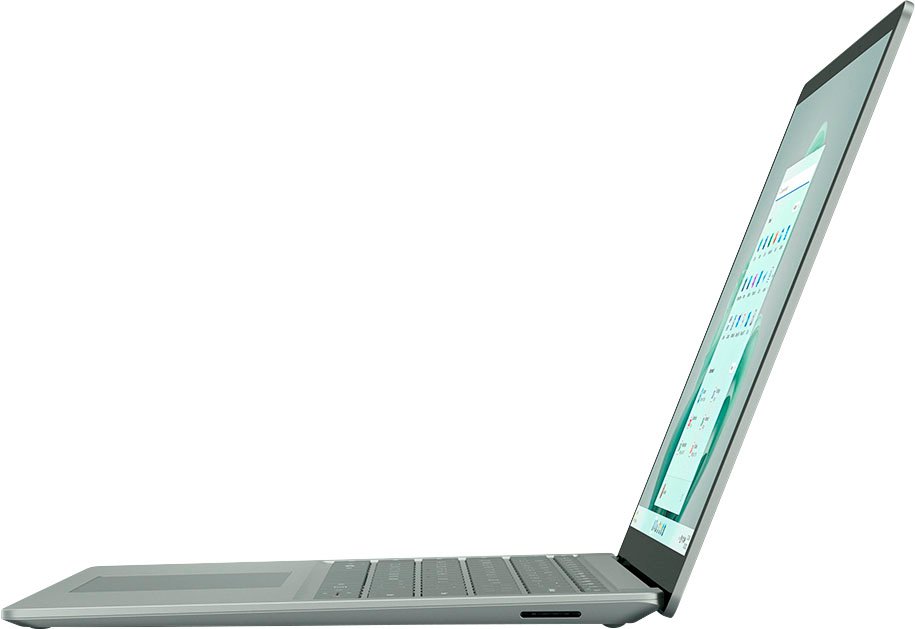 Microsoft - Surface Laptop 5 – 13.5” Touch Screen – Intel Evo Platform Core i7 – 16GB Memory – 512GB SSD (Latest Model) - Sage-43-Intel 12th Generation Core i7 Evo Platform-16 GB Memory-512 GB-Sage