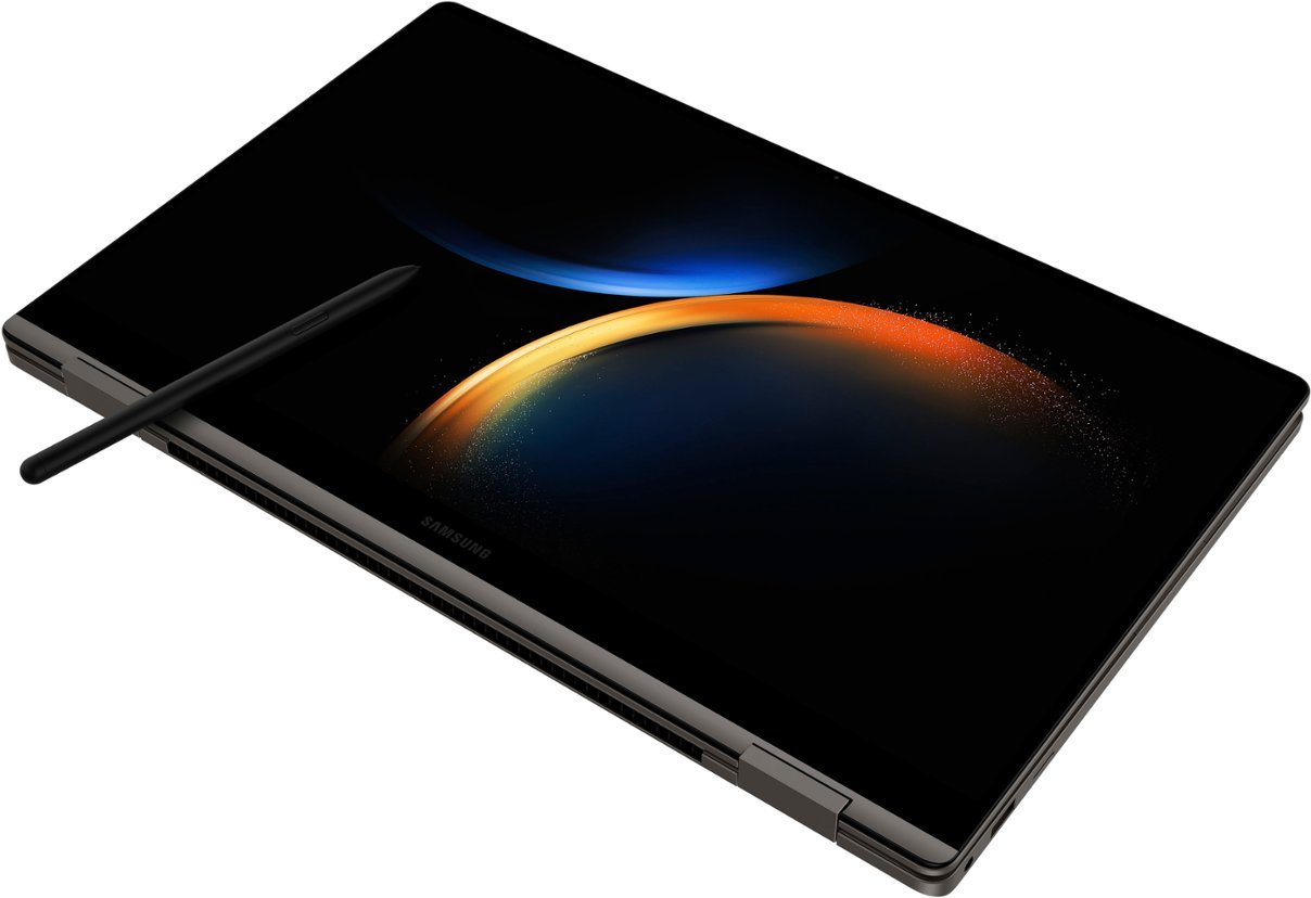 Samsung - Galaxy Book3 360 13.3" FHD AMOLED Touch Screen Laptop - Intel Core i5-1340P - 8GB Memory - 512GB SSD - Graphite-13.3-Intel 13th Generation Core i5-8 GB Memory-512 GB-Graphite
