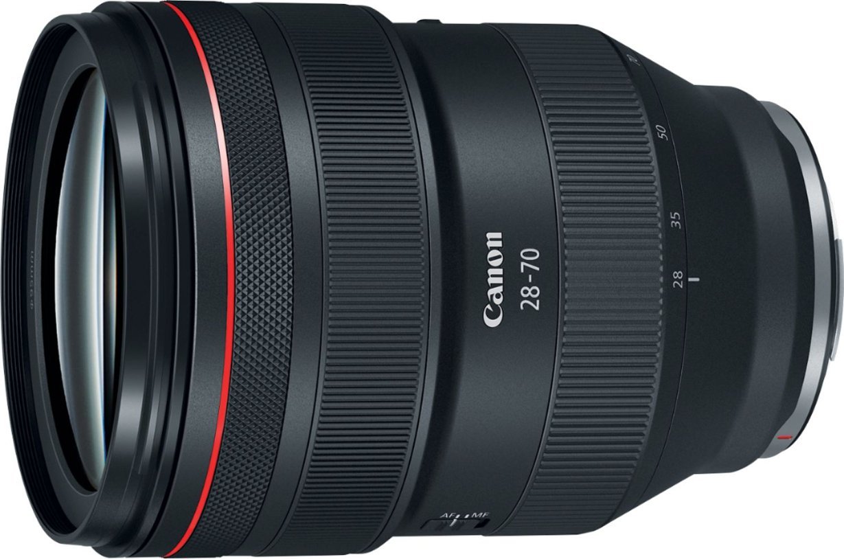 Canon - RF28-70mm F2 L USM Standard Zoom for EOS R-Series Cameras - Black-Black