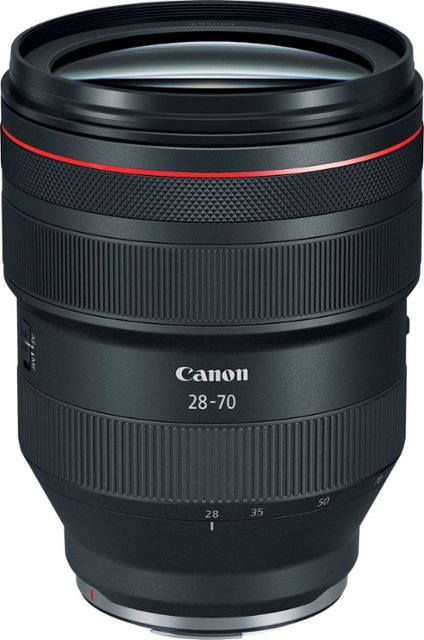 Canon - RF28-70mm F2 L USM Standard Zoom for EOS R-Series Cameras - Black-Black