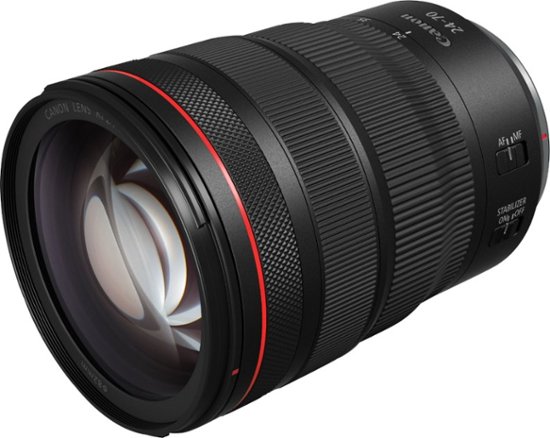 Canon - RF24-70mm F2.8L IS USM Standard Zoom Lens for EOS R-Series Cameras - Black-Black